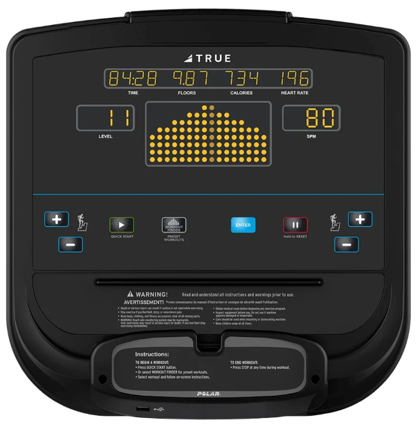 True Fitness VC900 Palisade Climber w/Emerge LED Console (Remanufactured)