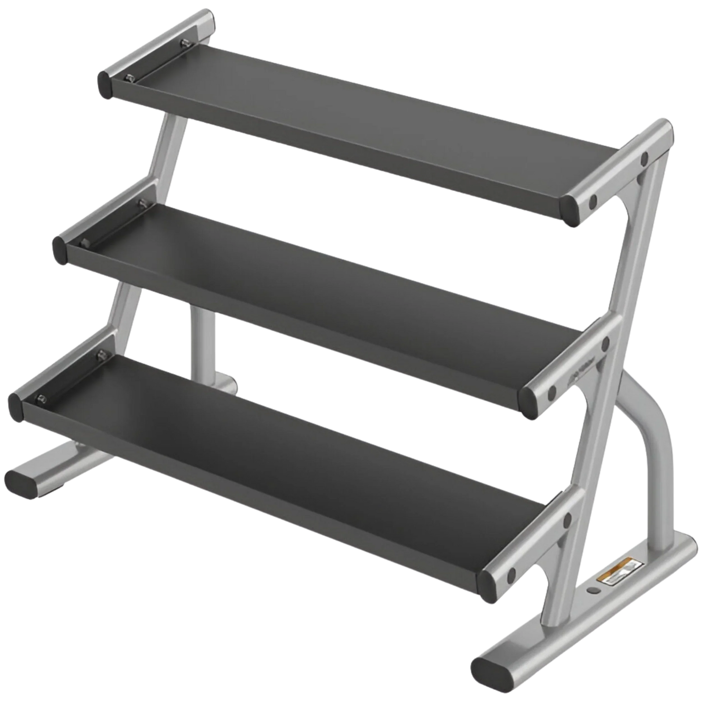 Life Fitness Optima Series Three Tier Hex Dumbbell Rack (Remanufactured)