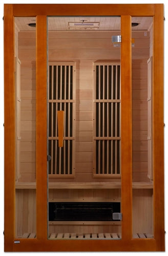 GoldenDesigns MX-J206-02S Maxxus "Aspen" Dual Tech Low EMF FAR IR Sauna (New)