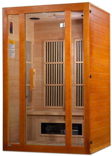 GoldenDesigns MX-J206-02S Maxxus "Aspen" Dual Tech Low EMF FAR IR Sauna (New)