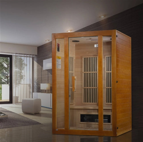 GoldenDesigns MX-J206-02S Maxxus "Aspen" Dual Tech Low EMF FAR IR Sauna (New)