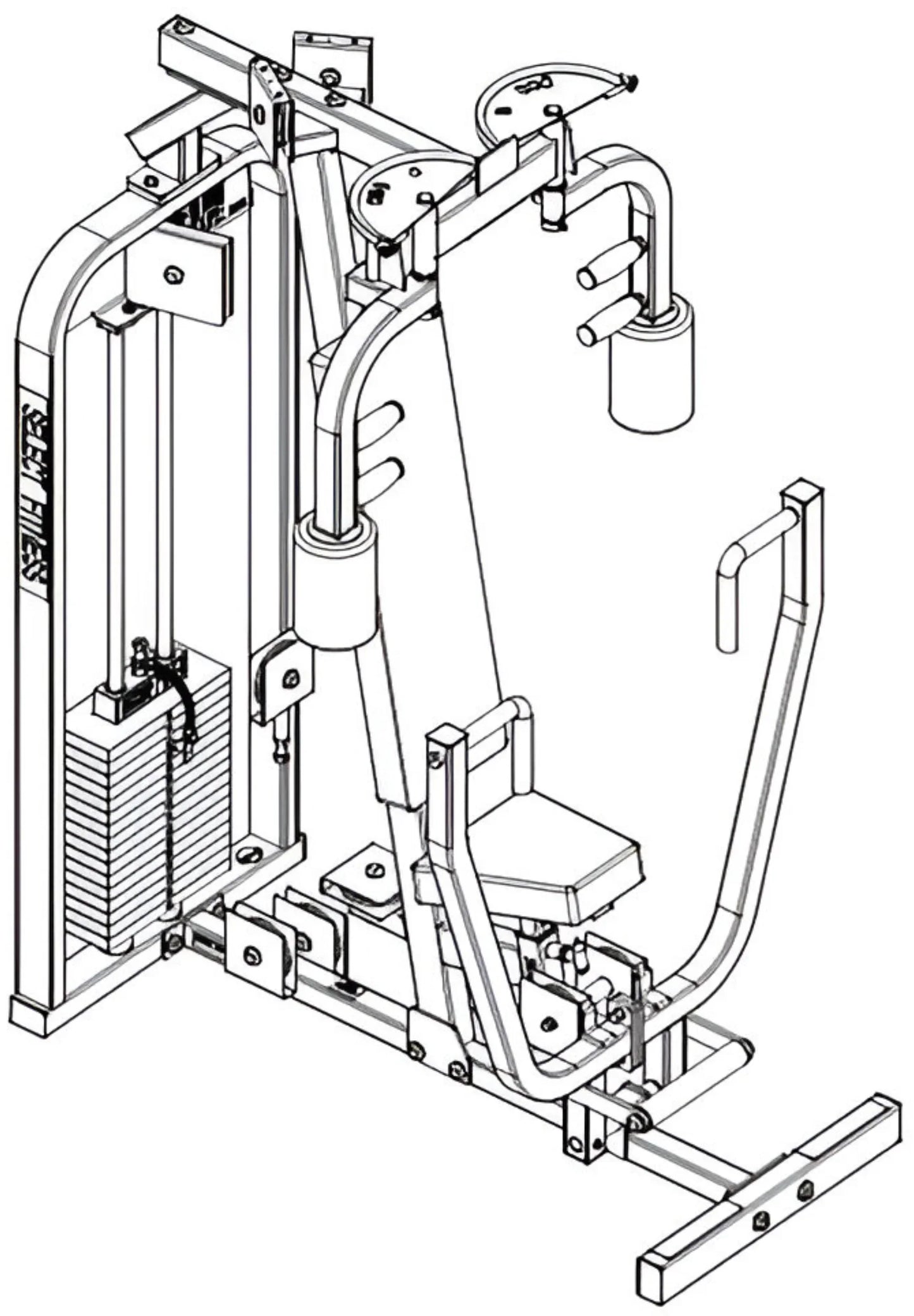 Paramount Fitness Chest Press / Vertical Butterfly (Remanufactured)